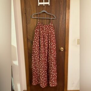 Polka Dot Maxi Dress